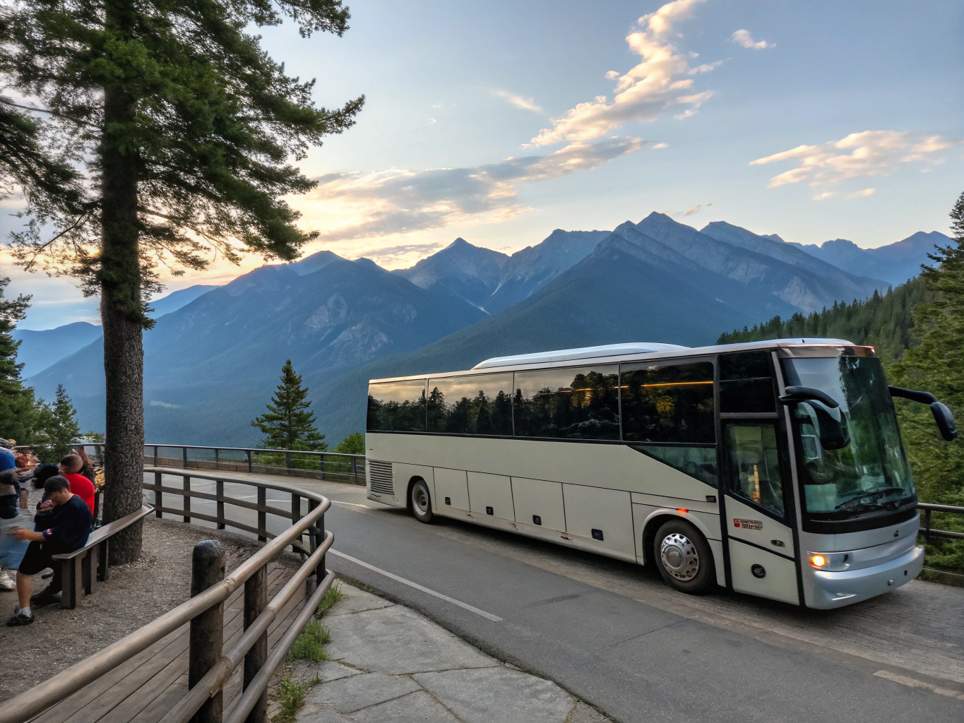 33-Seater Tourist Bus - Mid-Size AC Tourist Coach